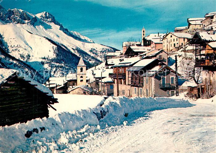 Saint-Veran en hiver Vallee du Queyras Alpes