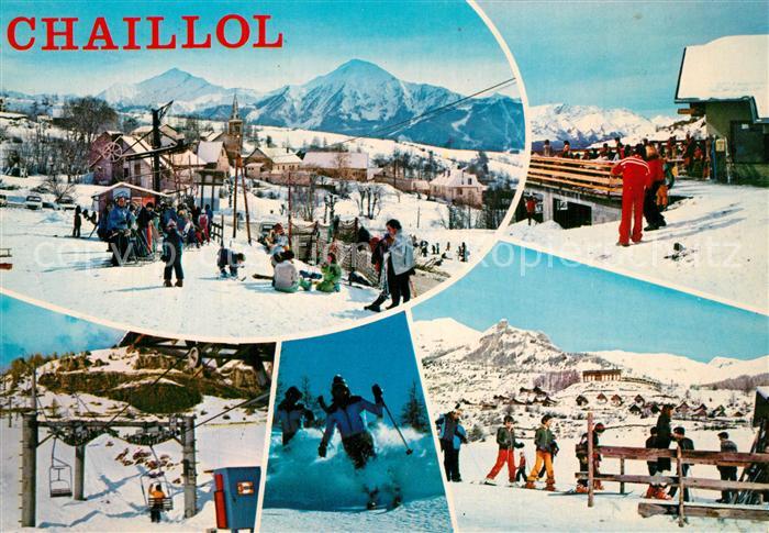 Chaillol Vues d ensemble Station de Sports d'hiver Alpes