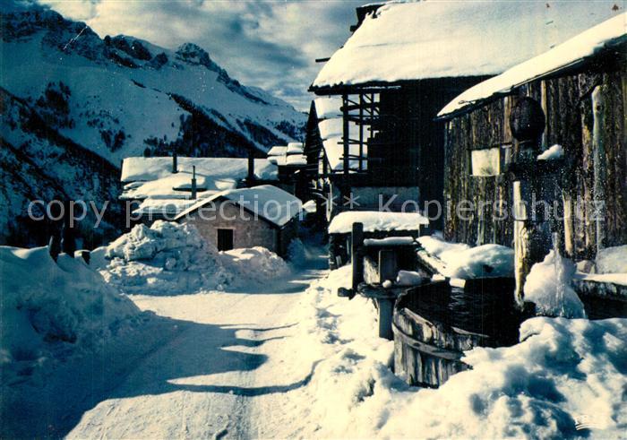 Saint-Veran Village en hiver