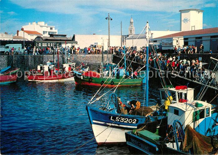 Saint-Gilles-Croix-de-Vie Vendee Le Port de Croix de Vie Bateaux de pêche