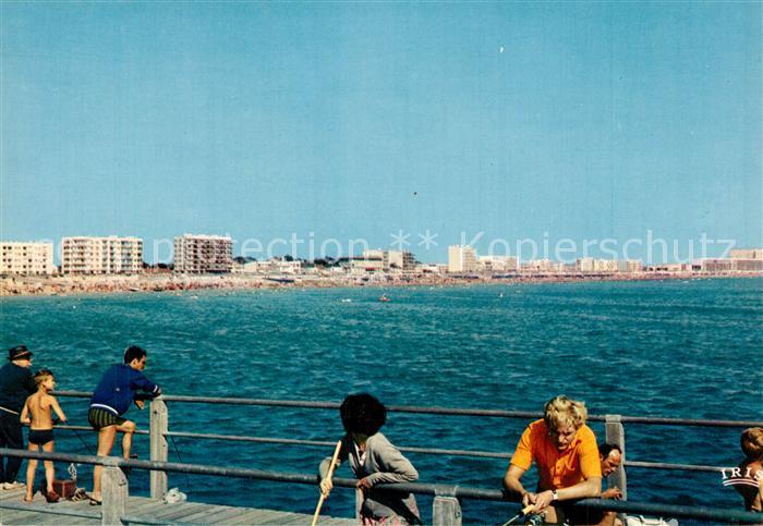 Saint Jean de Monts La plage vue de l'estacade