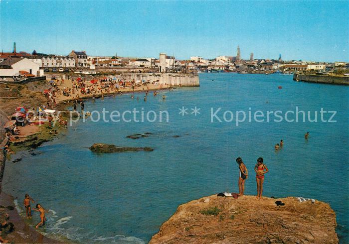 Saint-Gilles-Croix-de-Vie Vendee Entrée du port