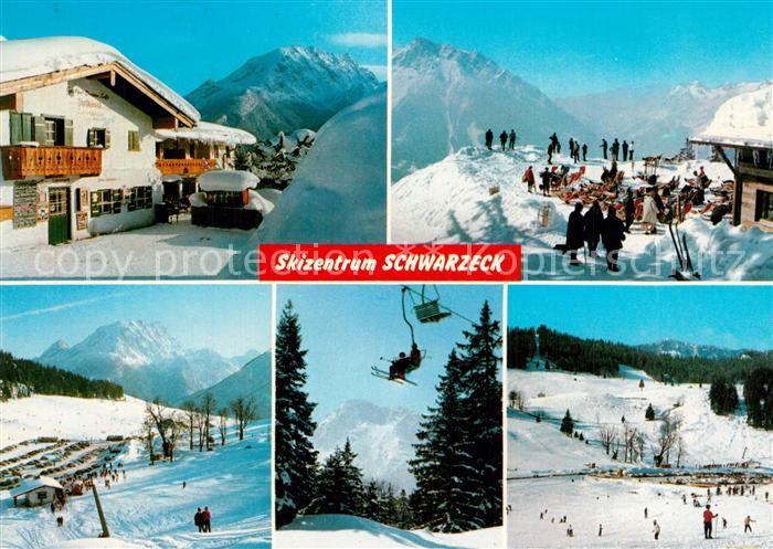 Ramsau Berchtesgaden Skizentrum Schwarzeck Winterlandschaft Berchtesgadener Alpe