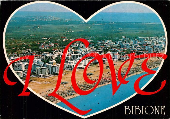 Bibione Fliegeraufnahme Herz