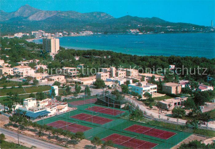 Puerto de Alcudia Tennis Sport Las Palmeras Fliegeraufnahme
