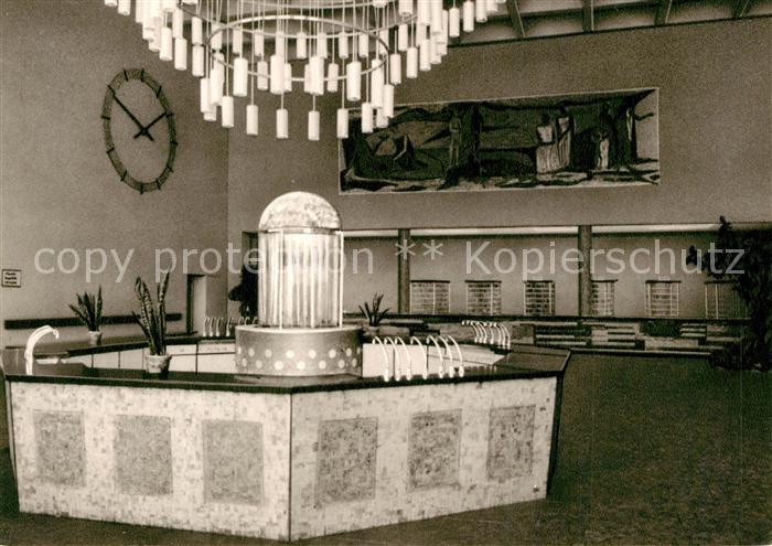 Bad Salzuflen Trinkbrunnenausgabe in der Wandelhalle