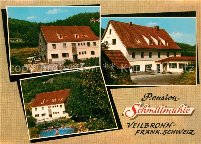 Veilbronn Pension Schmittmuehle Swimming Pool