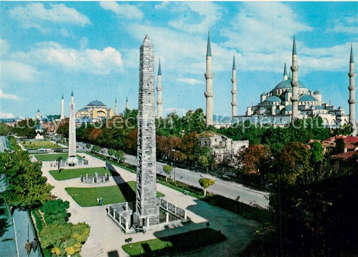 Istanbul Constantinopel Sultan Ahmet Mosque and Saint Sophia