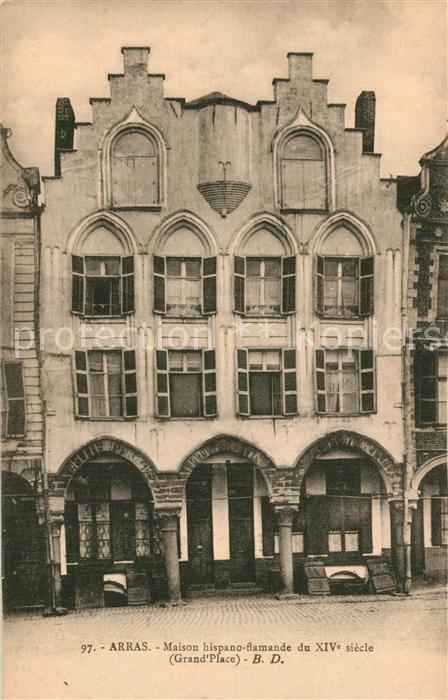 Arras Pas-de-Calais Maison hispano flamande du XIVe siècle