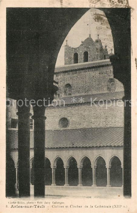 Arles-sur-Tech Cloîtres et Clocher de la Cathedrale XIIIe siècle