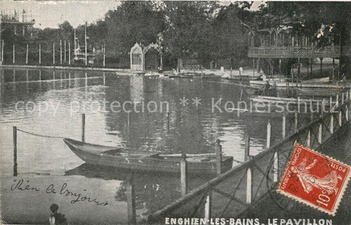 Enghien-les-Bains Bords du lac Pavillon