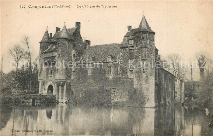 Campeneac Chateau de Trécesson Wasserschloss