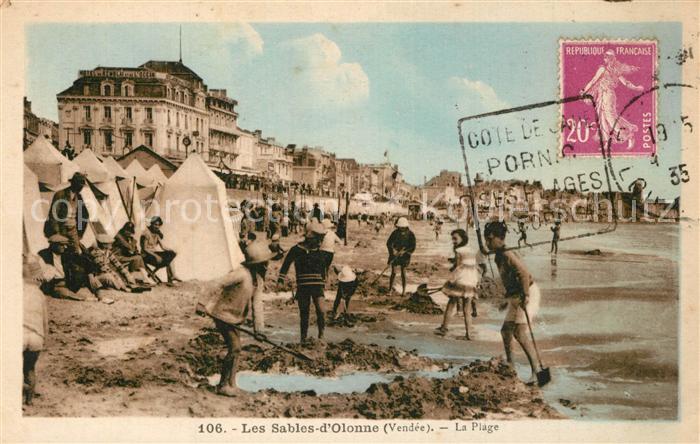 Les Sables-d Olonne La plage