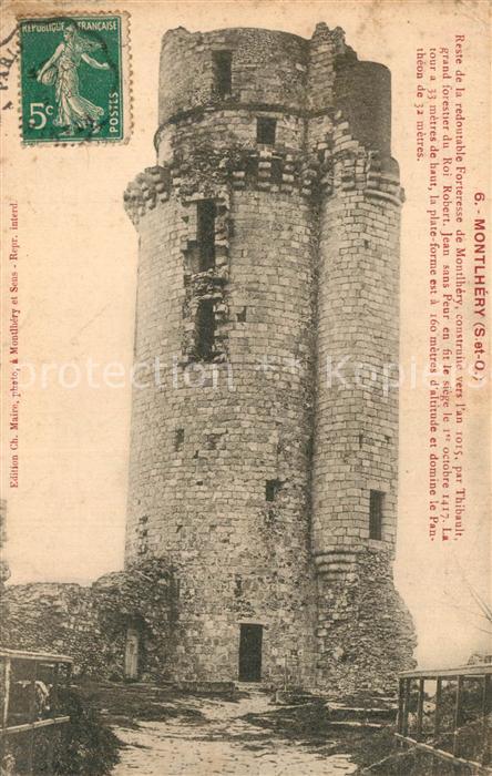 Montlhery Reste de la Forteresse Ruines