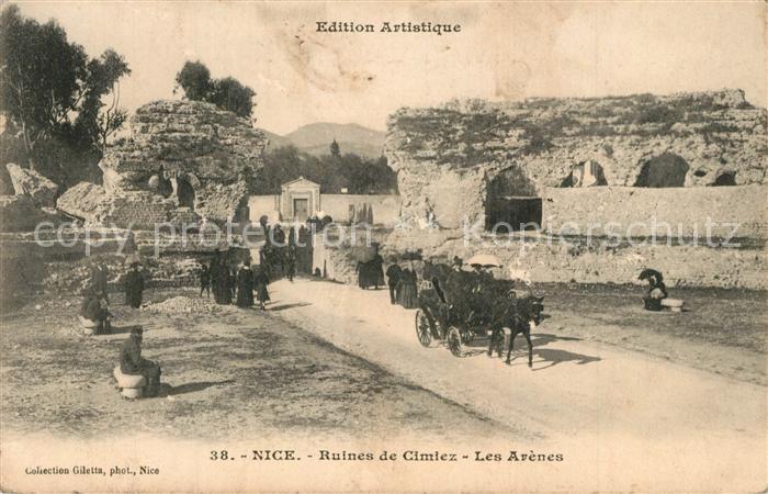 Nice Alpes Maritimes Ruines de Cimiez Les Arènes