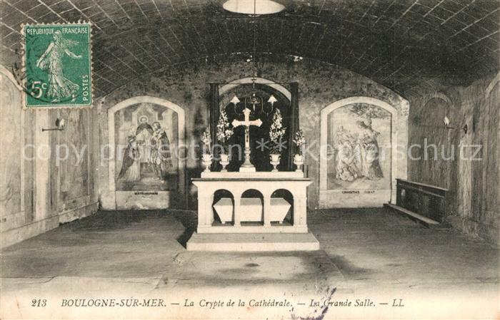 Boulogne-sur-Mer La Crypte de la Cathedrale Grande Salle
