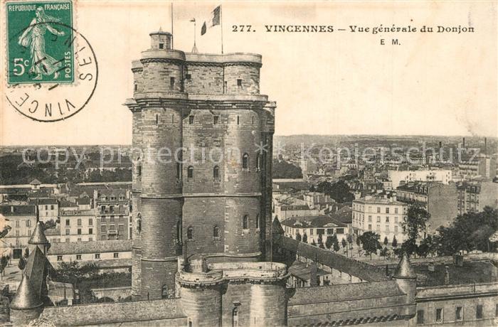 Vincennes Vue Generale du Donjon