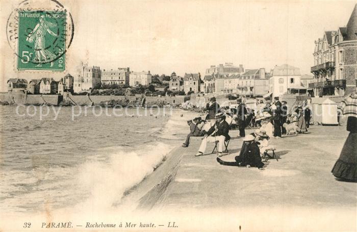 Parame Rochebonne a mer haute