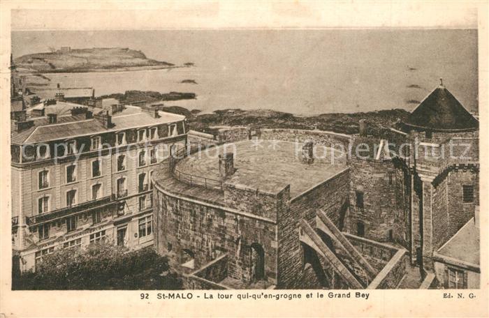 Saint-Malo 35 Tour qui-qu en-grogne et le Grand Bey