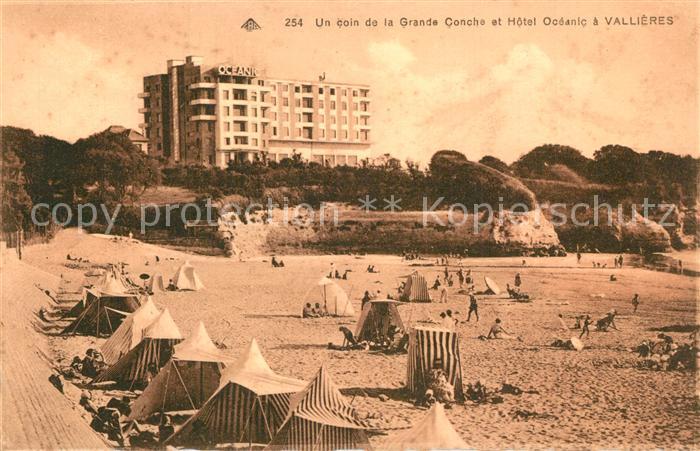 Vallieres Saint-Georges-de-Didonne Un coin de la Grande Conche Hôtel Océanic