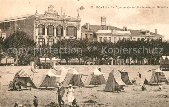 Royan 17 La Conche devant les nouvelles galeries