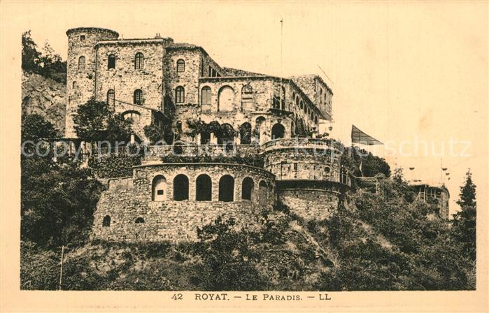 Royat Puy de Dome Le Paradis