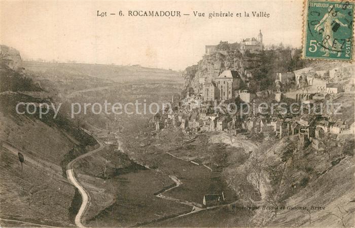 Rocamadour Vue Generale de la Vallee