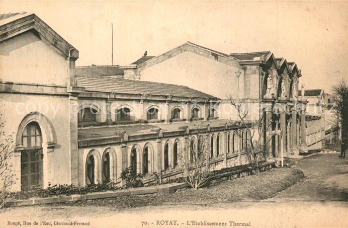 Royat Puy de Dome Etablissement Thermal