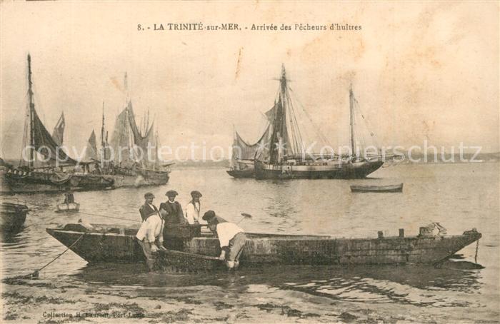 La Trinite-sur-Mer Arrivée des pêcheurs d huîtres