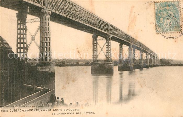 Cubzac-les-Ponts Grand Pont des Piétons