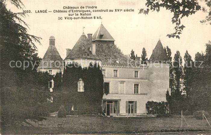 Lange Chateau d Entraigues XVIe siècle sur le Nahon