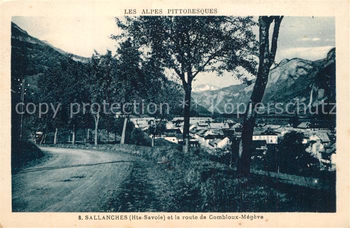 Sallanches Route de Combloux Mégève Alpes