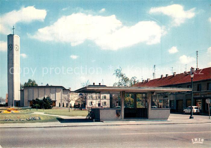 Wittenheim Eglise et Place Thiers