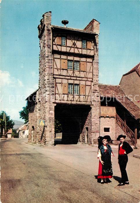 Thann Haut Rhin Elsass Porte de Thann a Cernay Costumes Trachten