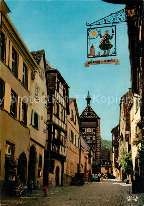 Riquewihr Haut Rhin Rue du General de Gaulle et le Dolder XIIIe siècle