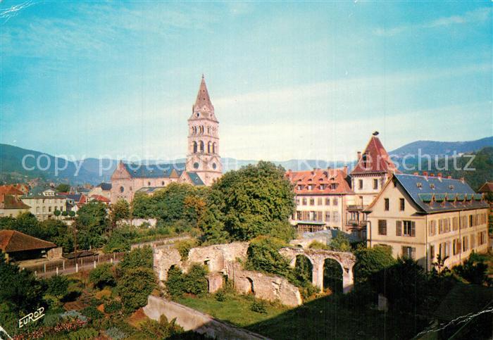 Munster Haut Rhin Elsass Ruines du Cloître de l'ancienne Abbaye Eglise Pointe et