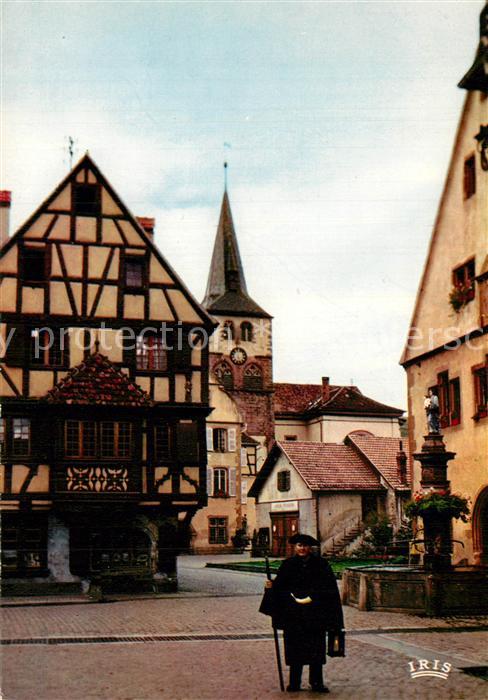 Turckheim Haut Rhin Veilleur de nuit de la ville Tradition du Moyen-âge