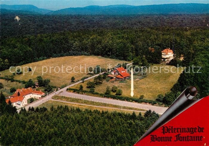 Danne-et-Quatre-Vents Pèlerinage de Bonne Fontaine vue aérienne