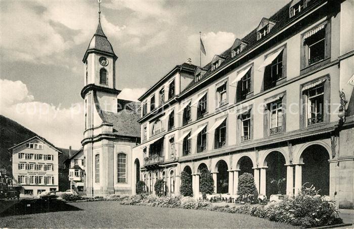 Wildbad Schwarzwald Bad Hotel und Ev Kirche