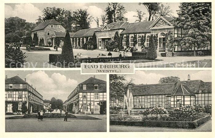 Bad Driburg Im Kurpark Teilansichten