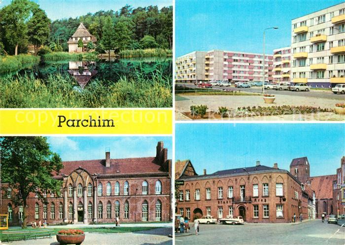 Parchim Kinderkurheim Markower Muehle Leninstrasse Rathaus Waagestrasse