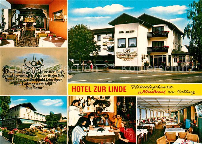 Neuhaus Solling Hotel Zur Linde Gastraeume Terrasse