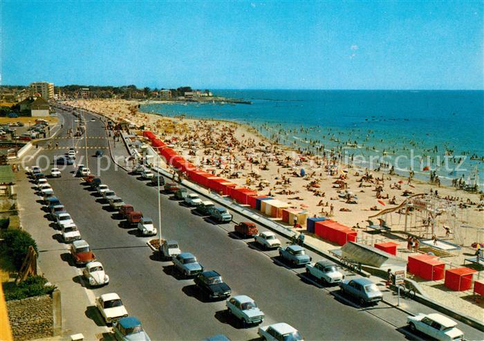 Pornichet Vue generale aerienne de la plage