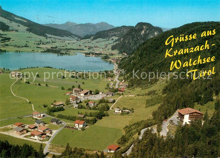 Kranzach Fliegeraufnahme mit Walchsee