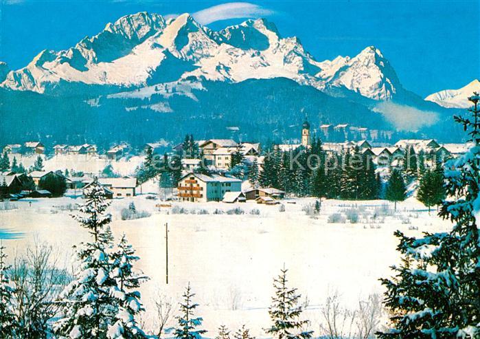 Kruen mit Zugspitzgruppe und Daniel