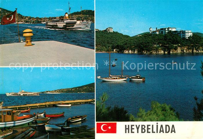 Istanbul Constantinopel Heybeliada Sanatoryum ve iki gorunus Les iles des Prince