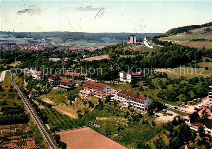 Bad Mergentheim Kurhaeuser im Erlenbachtal Fliegeraufnahme