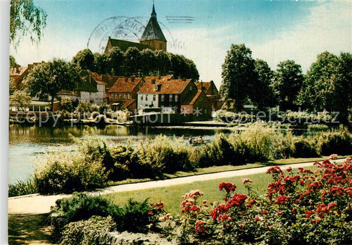 Moelln Lauenburg Blick zum Dom