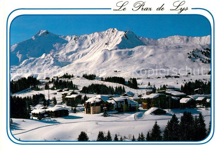 Praz de Lys Vue d’ensemble de la station et La Poin