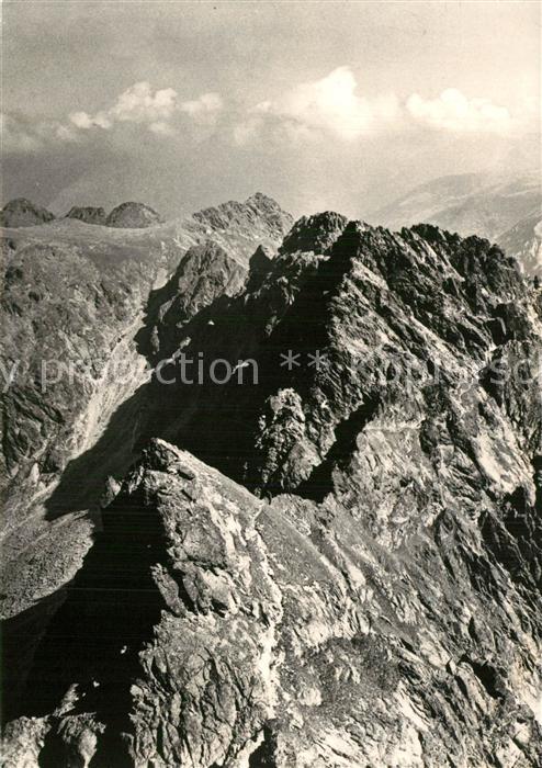 Tatry Wysokie Gran Orlej Baszty i Buczynowych Turni Po lewej Dolina Panszczyca